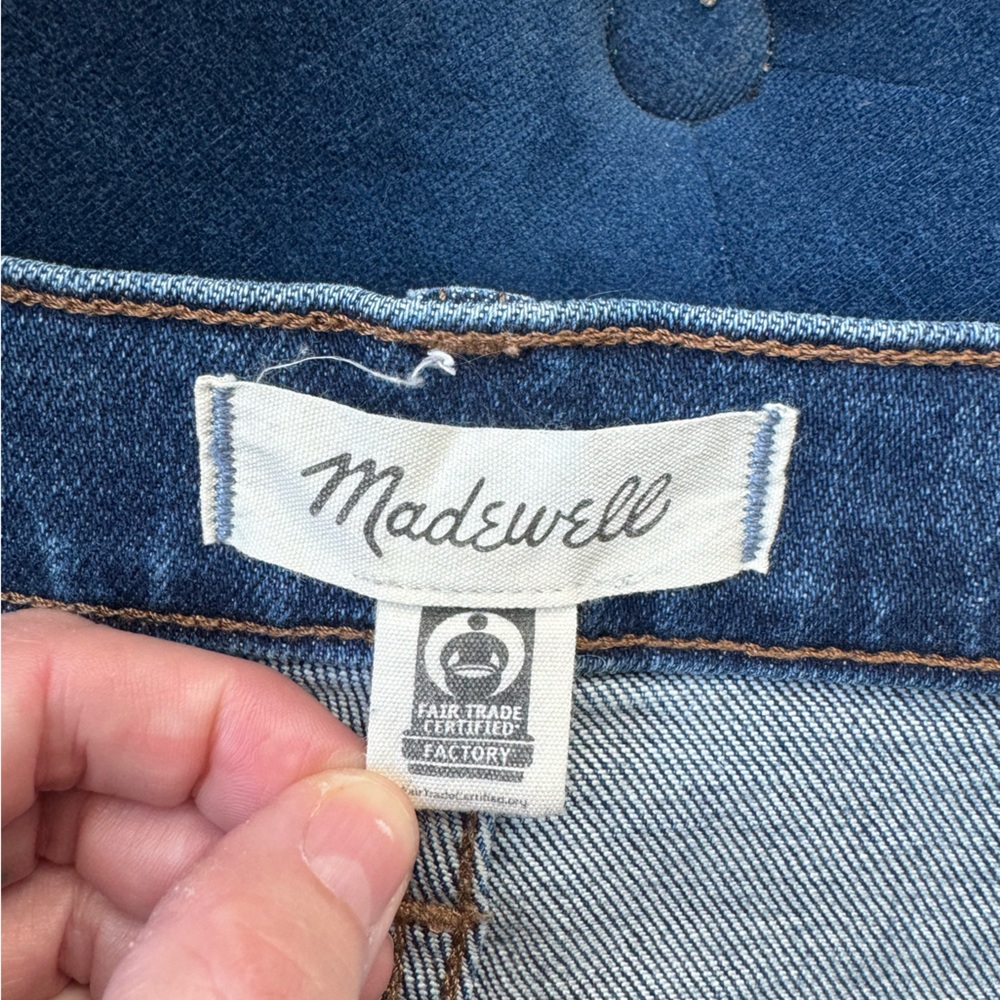 Madewell slim wide leg crop jeans - Picture 6 of 8